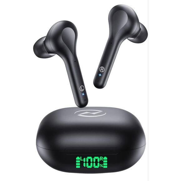 Votik Other - Votik Wireless Noise Cancelling 4 Mic Earbuds Clear Call Bluetooth Black *NEW*